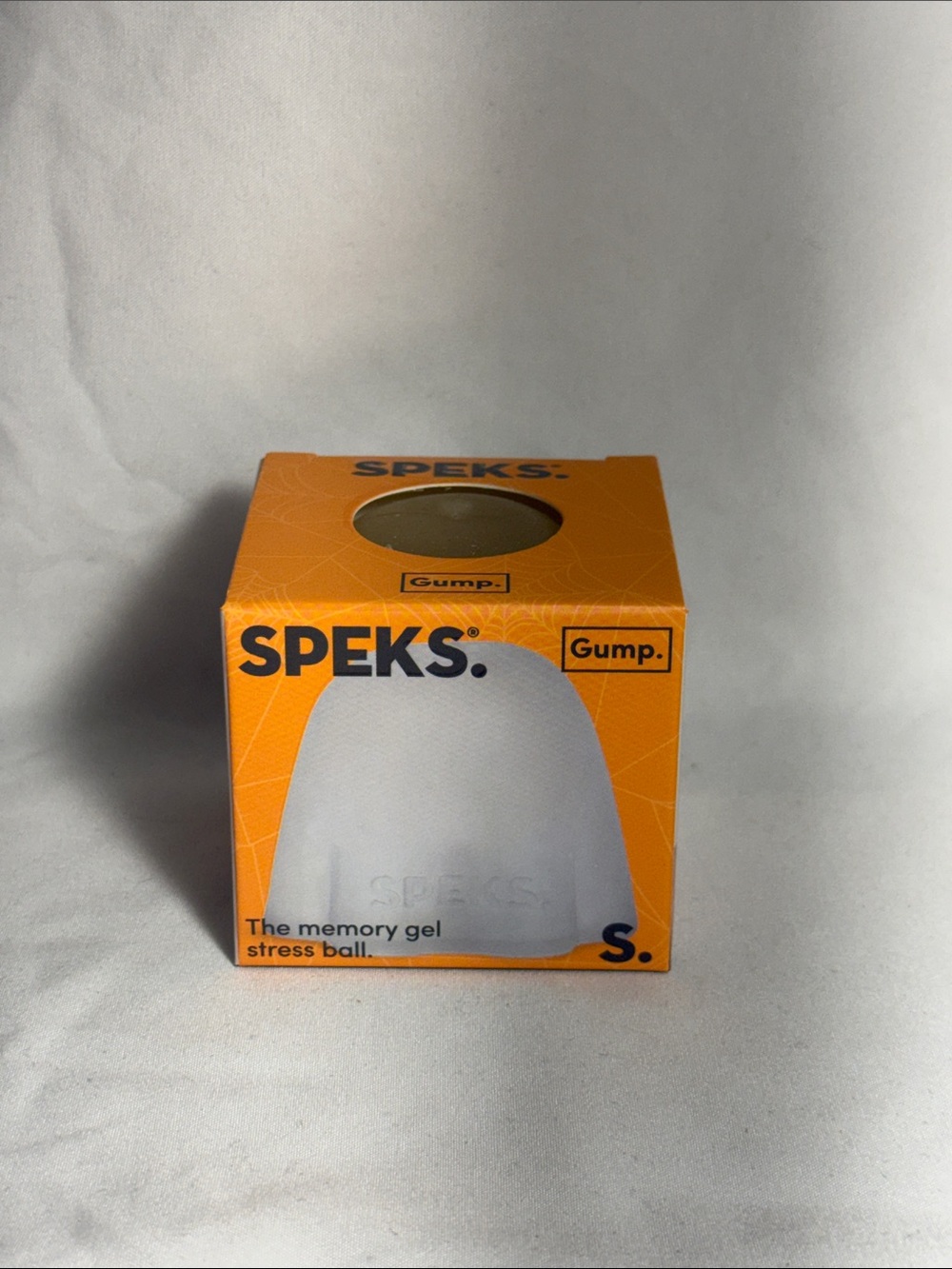Memory Gel Stress Ball - White